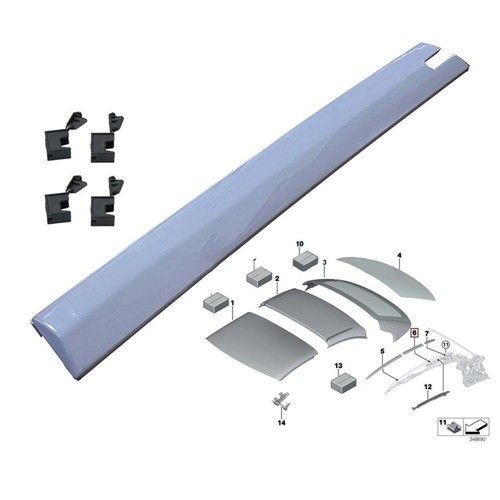 Cabrio dachzierleiste clips - cabrio,