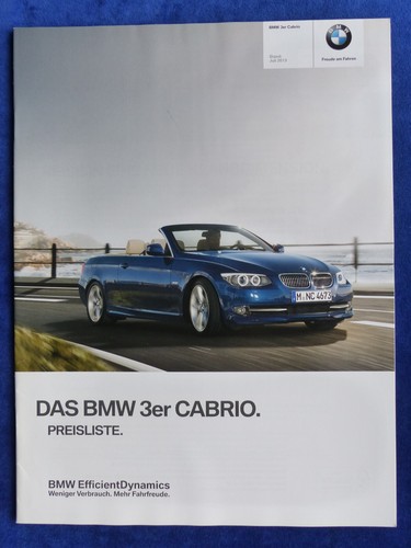 Bmw 3er cabrio 335i - typ,