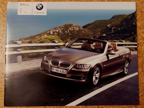 Prospekt vom bmw 3er cabrio - prospekt,